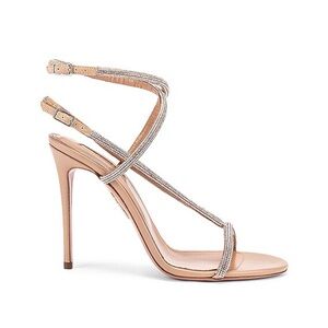Aquazzura Moondust Sandal in New Nude SZ 40
